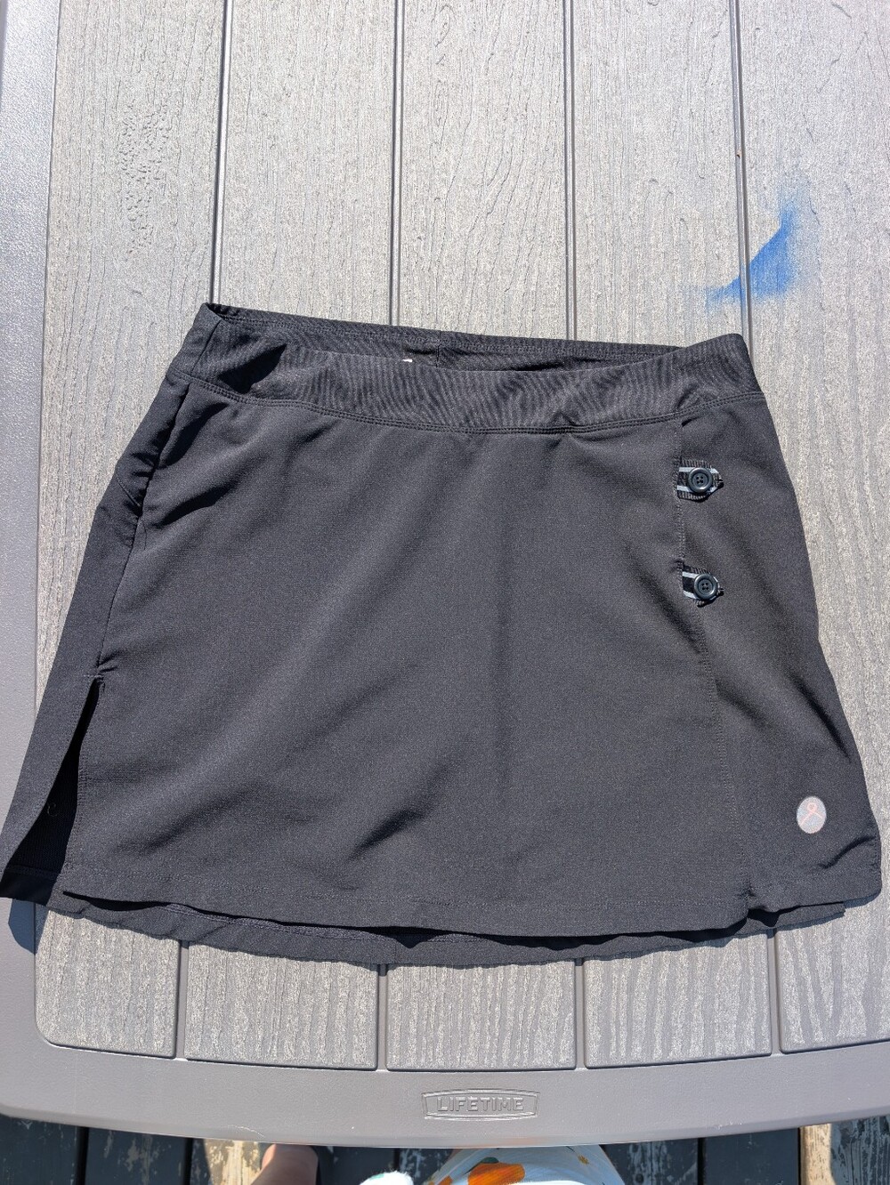 The Running Room Skort with Button Detail